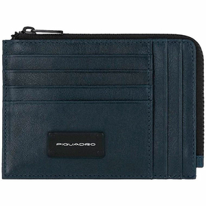 Кошелек мужской Piquadro Harper PU1243APR/BLU синий натур.кожа